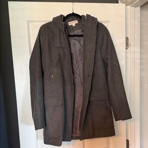 Merona Dark Gray Hooded Field Jacket